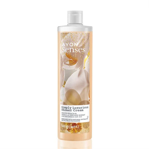Avon senses white peach and vanilla orchid 500ml