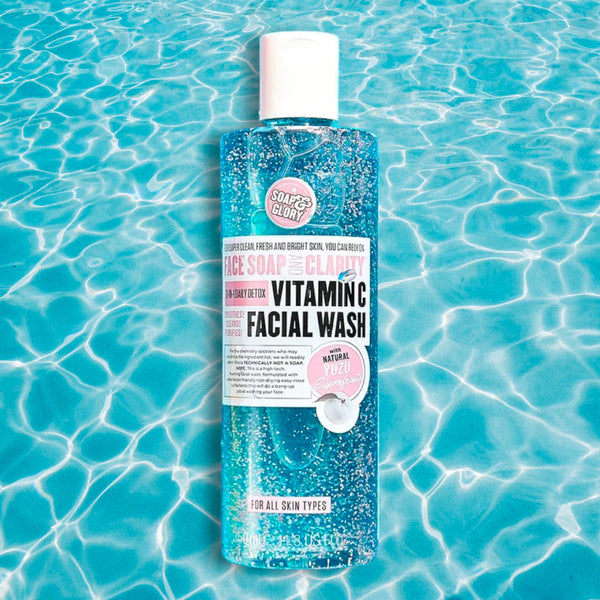 Soap and Glory Face Soap & Clarity Facial Wash with Vitamin C 350ml