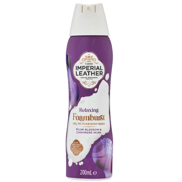 Imperial Leather Foamburst Relaxing Plum Blossom & Cashmere Musk 200ml