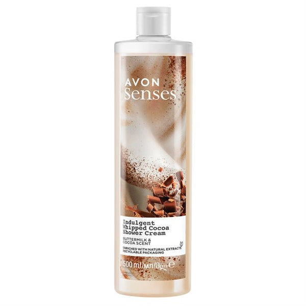 Avon senses- indulgent whipped cocoa shower cream 500ml
